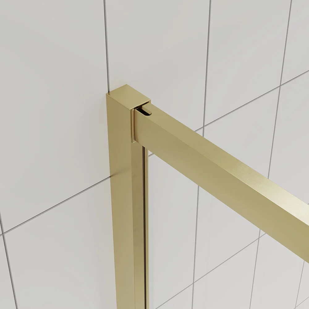 Приобрести veconi душевое ограждение evo 120х90 см, брашированное золото, прозрачное e3-g-12090-01-c9