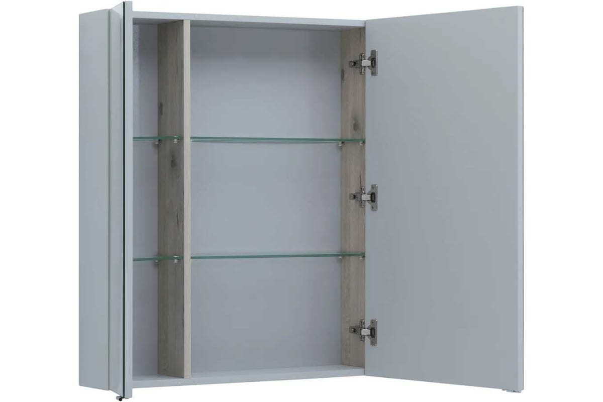 Приобрести aquanet зеркальный шкаф алвита new 90 см, серый