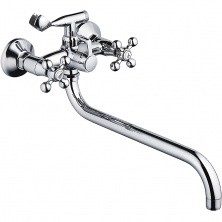 HAIBA Смеситель для ванны 222мм, хром HB-2619-2