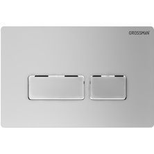 Grossman Клавиша смыва Pragma, матовый хром 700.K31.03.110.110