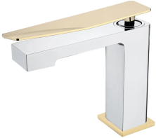 Boheme Смеситель для раковины Q, хром\золото 141-CRG.2