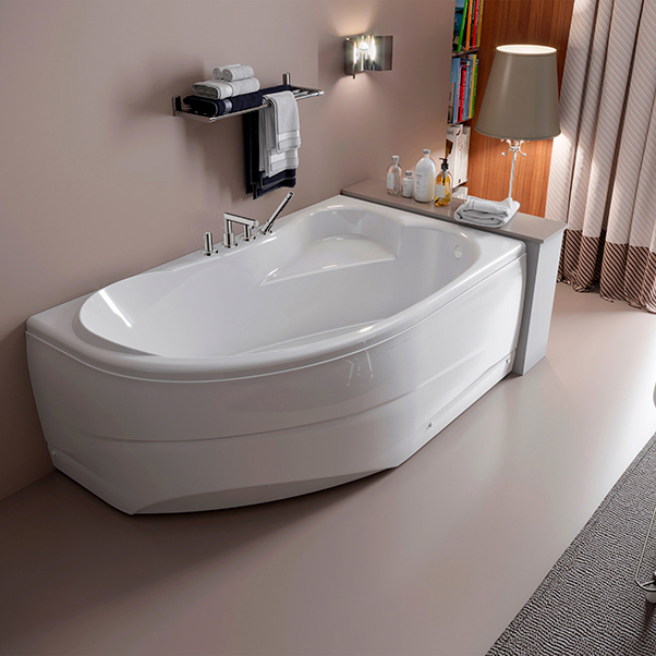 Приобрести mirsant ванна акриловая ялта 130*90 см, белая, левая ут000084838