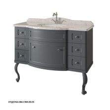 Caprigo Тумба с раковиной IMPERIO 120 см, черная, эмаль