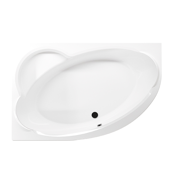 Приобрести mirsant ванна акриловая массандра 170*110 см, белая, левая ут000049358