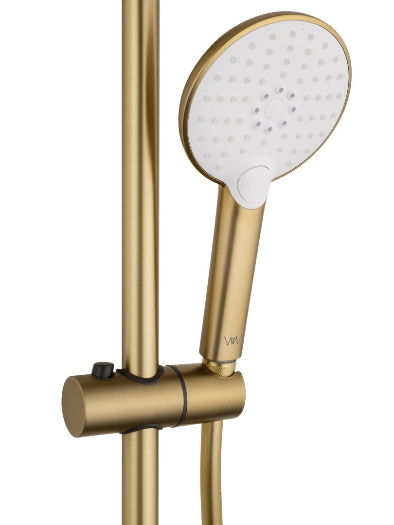 Приобрести душевая система wonzon & woghand click, брашированное золото (ww-n3s962-bg)