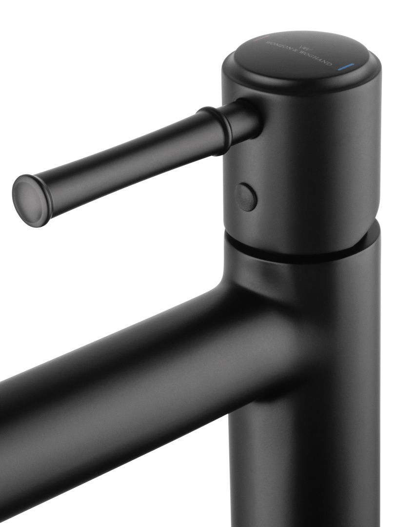 Приобрести смеситель для раковины высокий wonzon & woghand tor, черный матовый (ww-88019073-mb)