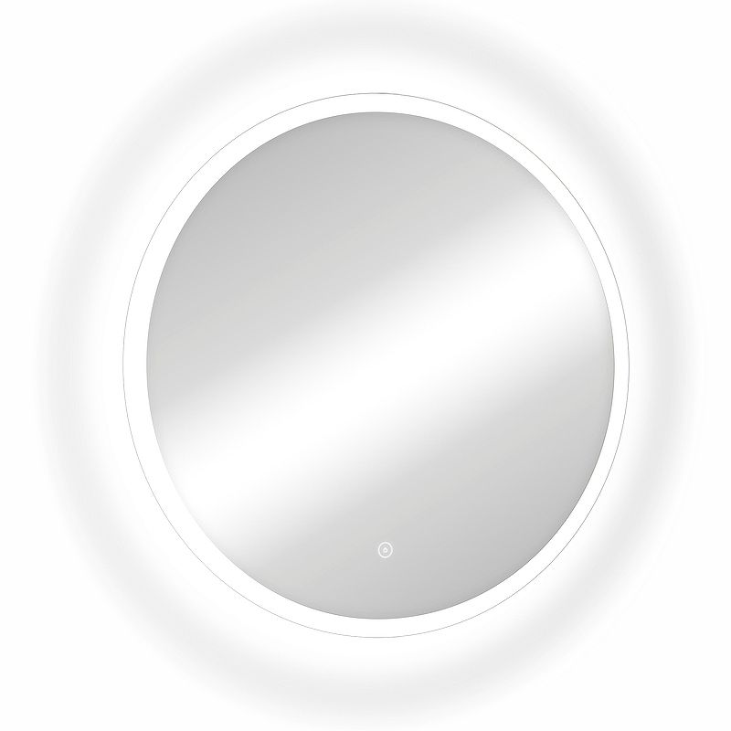 Приобрести continent зеркало с подсветкой brida 60х60 см, сенсорный включатель, белое