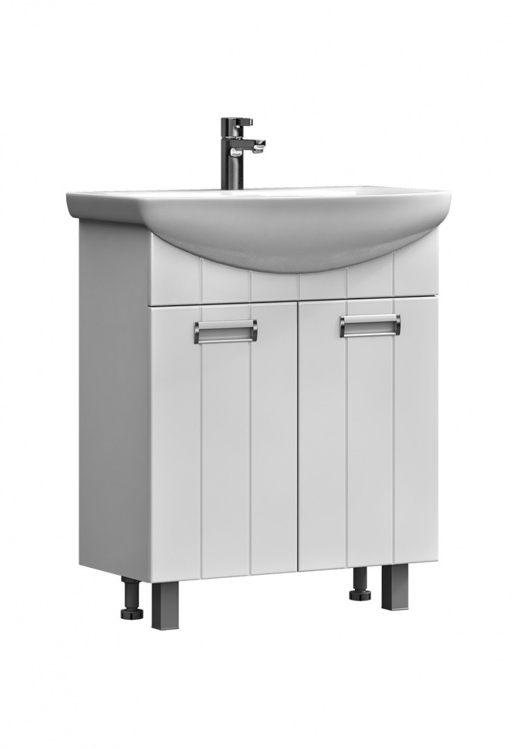 Приобрести vigo тумба с раковиной diana 60см, 2 дверцы, напольная, белая tn.dia.bal.60.2d