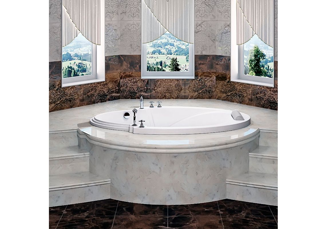 Приобрести акриловая ванна радомир fra grande ницца 190x110 см