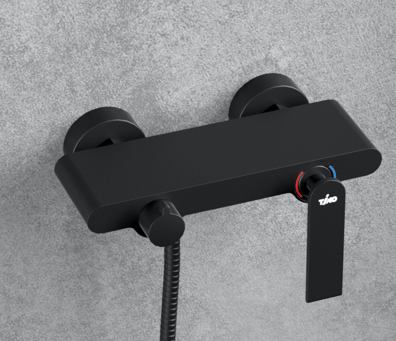 Приобрести смеситель для ванны с душем timo anni 2714/03y черный