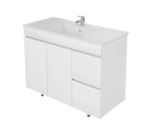 Mirsant Тумба напольная Next 100 см с раковиной More УТ000086060