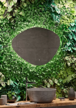 Continent Зеркало с подсветкой Alma 100х70 см, белое