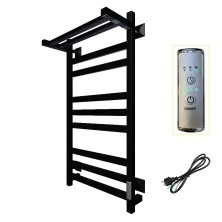 Тругор Электрический полотенцесушитель П9 500х800 мм, Пэк сп 21 ВГП с полкой, чёрный 00-00043127