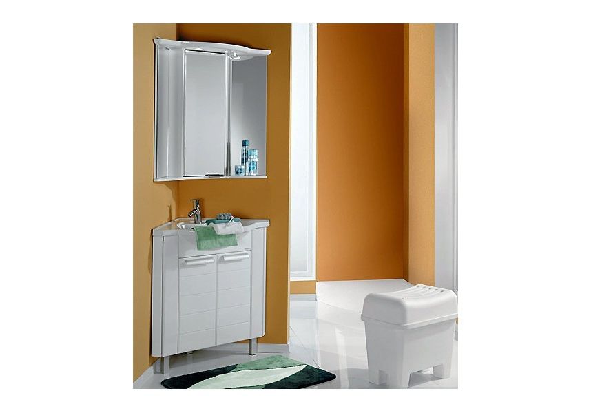 Приобрести зеркало-шкаф альтаир 62 см с подсветкой, цвет белый