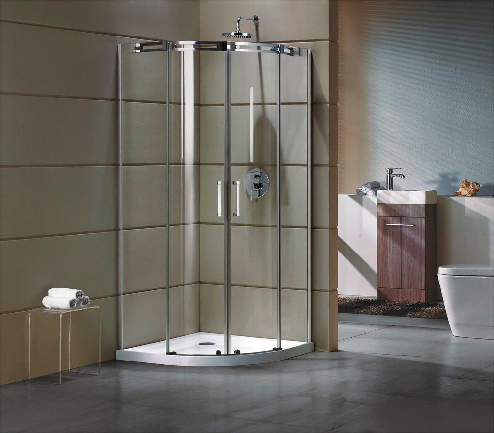 Приобрести grossman душевое ограждение galaxy 100х100 см, полукруглое, хром\ прозрачное gr-4100