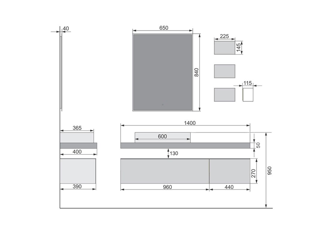 Приобрести зеркало velvex felay 65 см zkfel.65-21