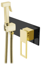 Boheme Гигиенический душ Q, черный\золото 147-BG