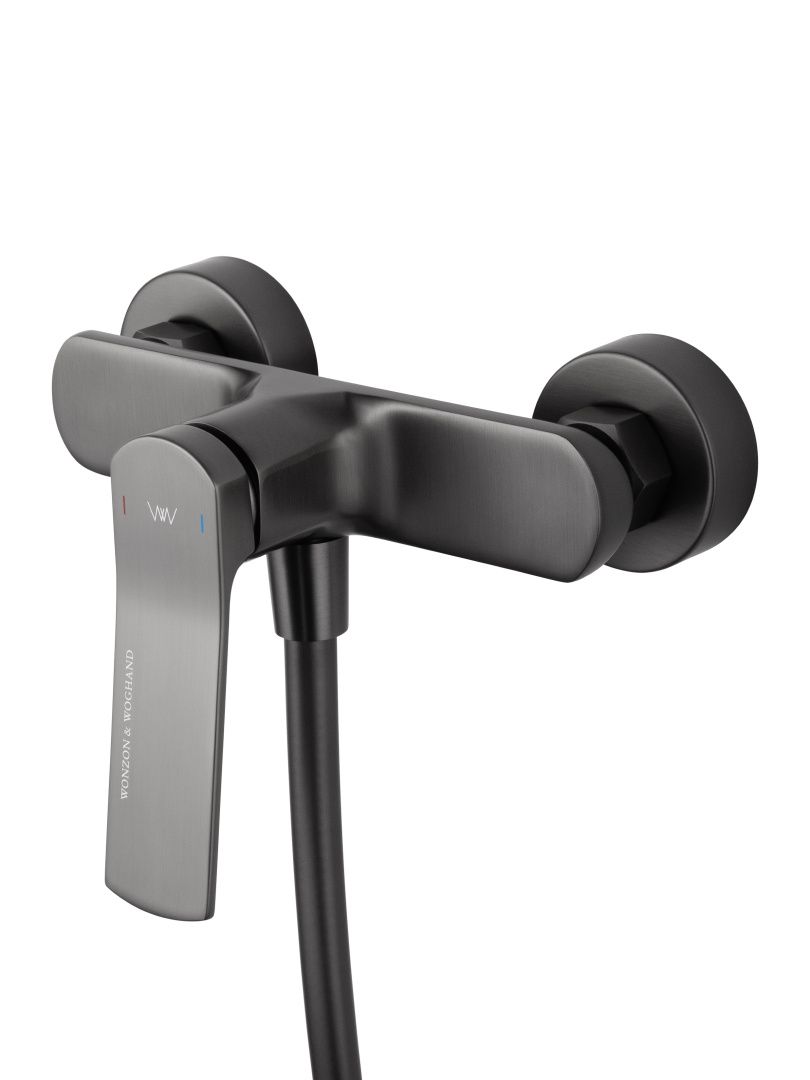 Приобрести смеситель для душа wonzon & woghand, темный графит (ww-b2585-bgg)