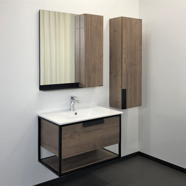 Приобрести сomforty тумба с раковиной бонн-75 дуб темный с раковиной