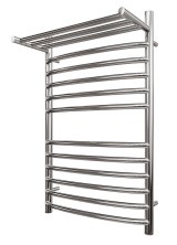 Полотенцесушитель электрический Point 400х800 Альфа с полкой П11, хром PN05148SPE