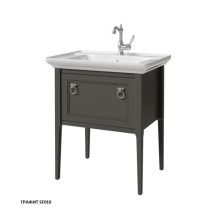 Caprigo Тумба с раковиной JERSEY 75 см, графит