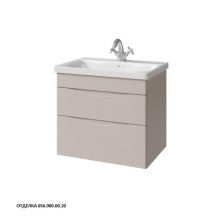Caprigo Тумба с раковиной LENTO 65 см, светло бежевая, эмаль