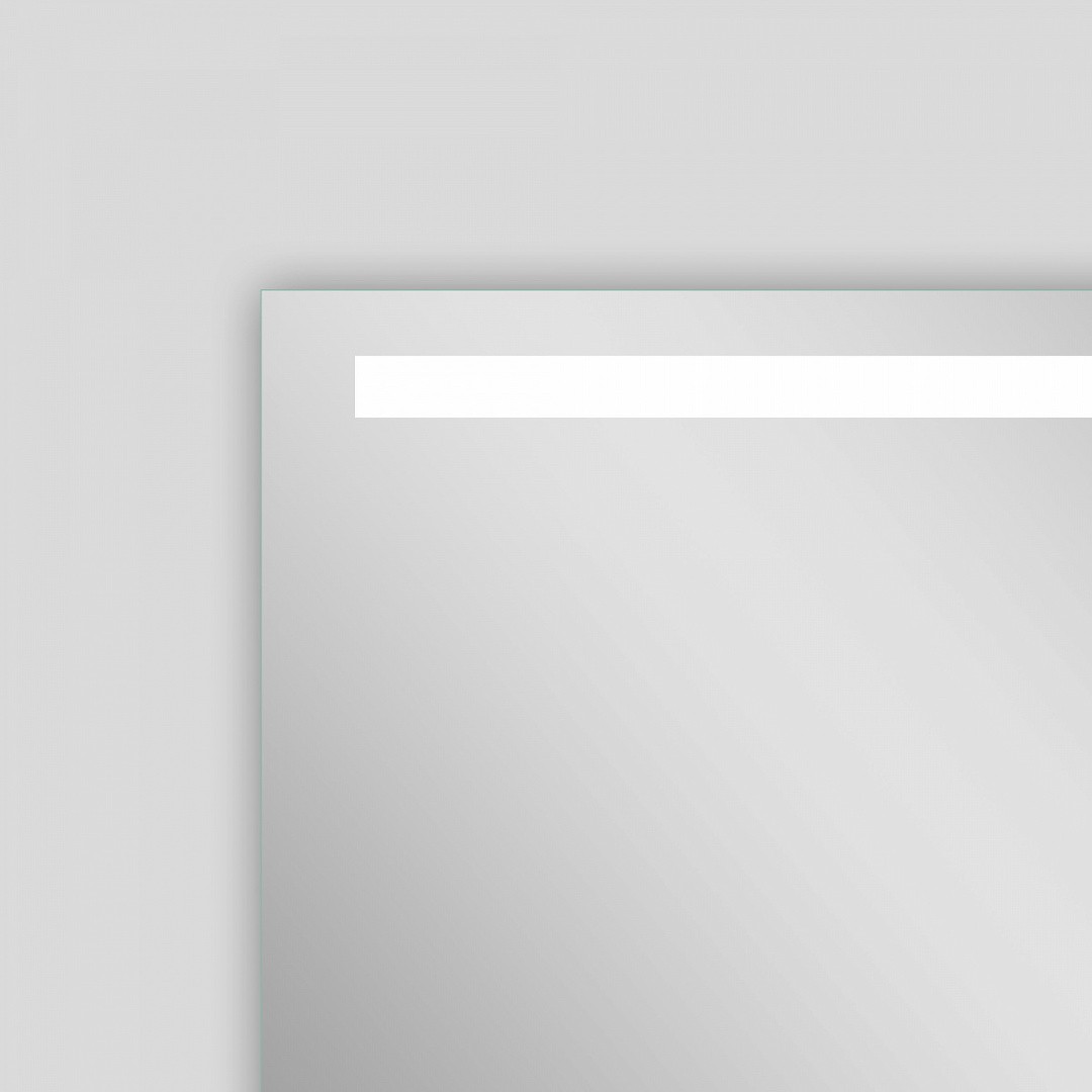 Приобрести azario зеркало 100х70 см, белый, сенсорный выключатель, диммер, часы az-z-030cs