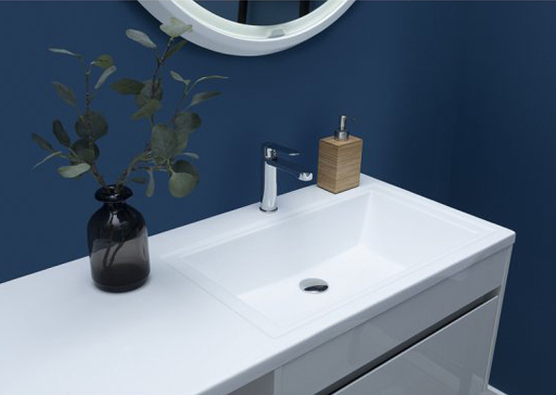 Приобрести aquanet тумба с раковиной токио 68 см, белая (подвесная, 1 ящик)