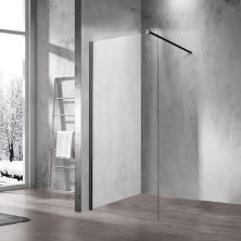 Vincea Душевая перегородка Walk-In 60 см, прозрачное, черная VSW-1H600CLB