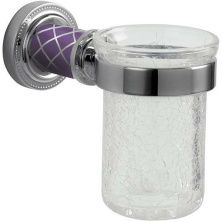 Boheme Стакан для зубных щеток Murano, хром\фиолетовый 10904-V-CR