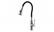 LEMARK Смеситель для кухни Expert, с гибким изливом, черный LM5082S-Black