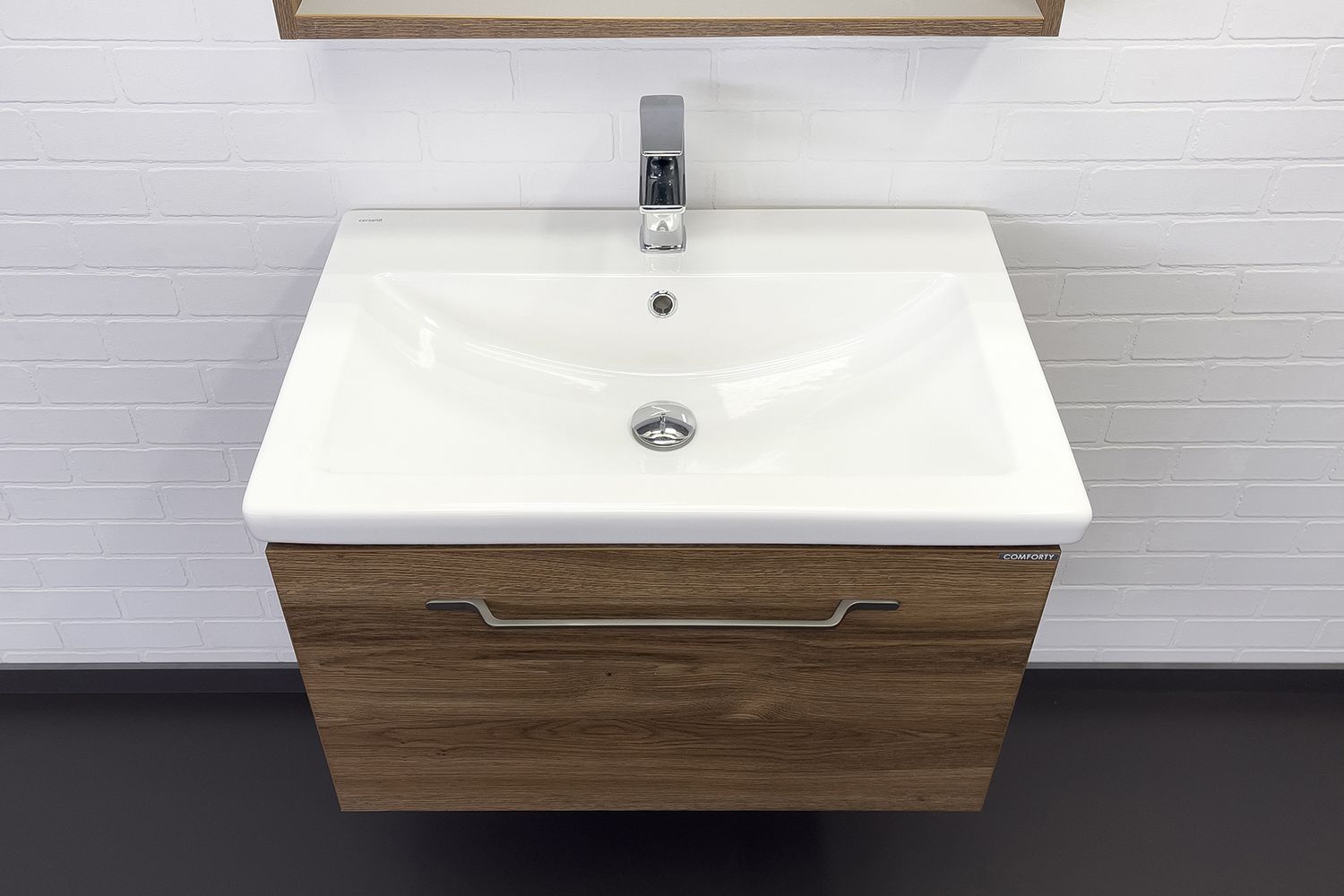 Приобрести сomforty тумба с раковиной томари-70 дуб тёмно-коричневый