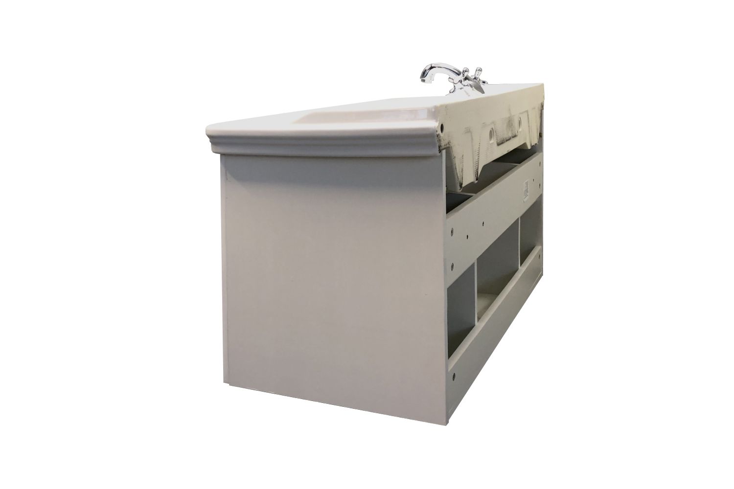 Приобрести сomforty тумба с раковиной "палини-100" белый глянец