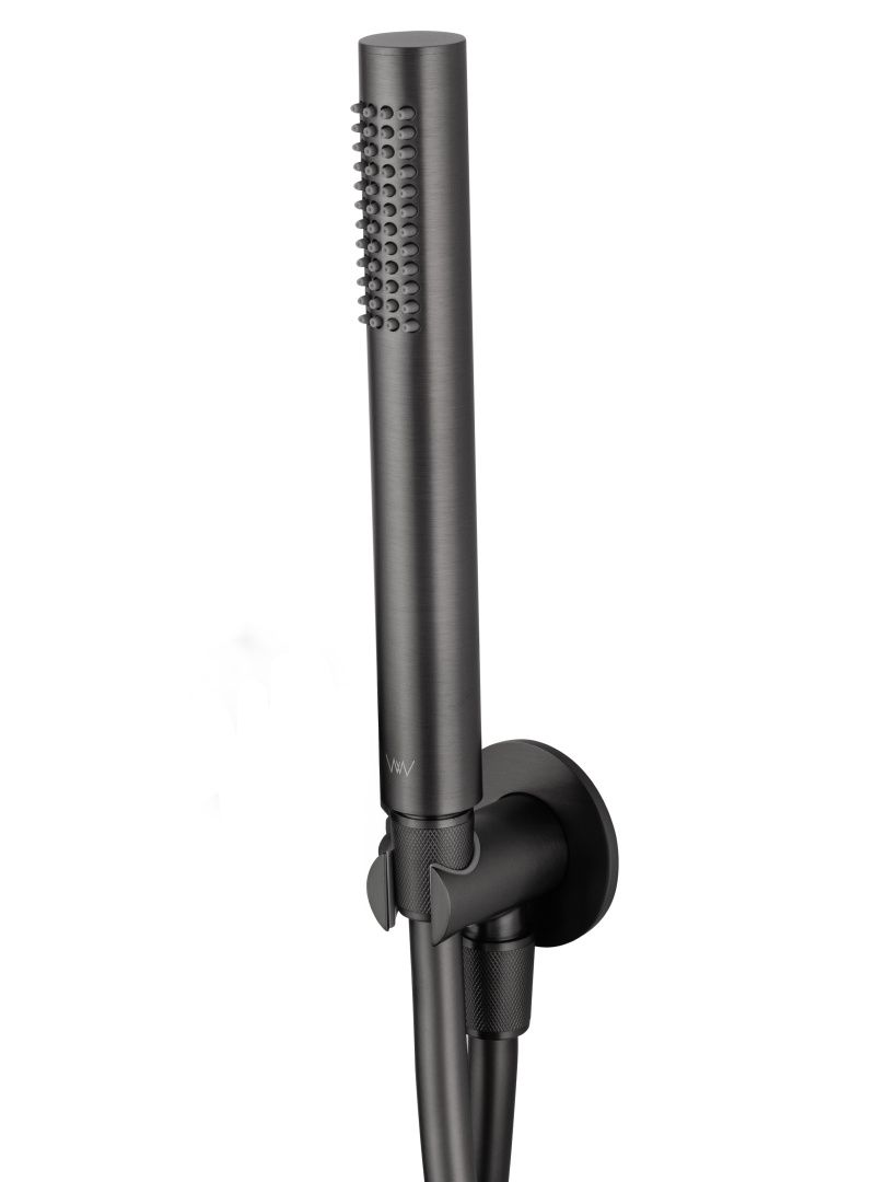 Приобрести смеситель для душевой системы встраиваемый wonzon & woghand stick, черный матовый (ww-838017-mb)
