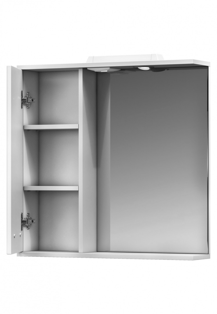 Приобрести vigo зеркало-шкаф diana 70 см, со спотом, левое, белое z.dia.70.l.el