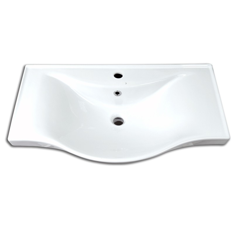 Приобрести loranto тумба напольная с раковиной стиль-100/2 100х80 см, белая (cs00070580)