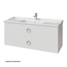 Caprigo Тумба с раковиной BRIGHTON 120 см, белая, эмаль