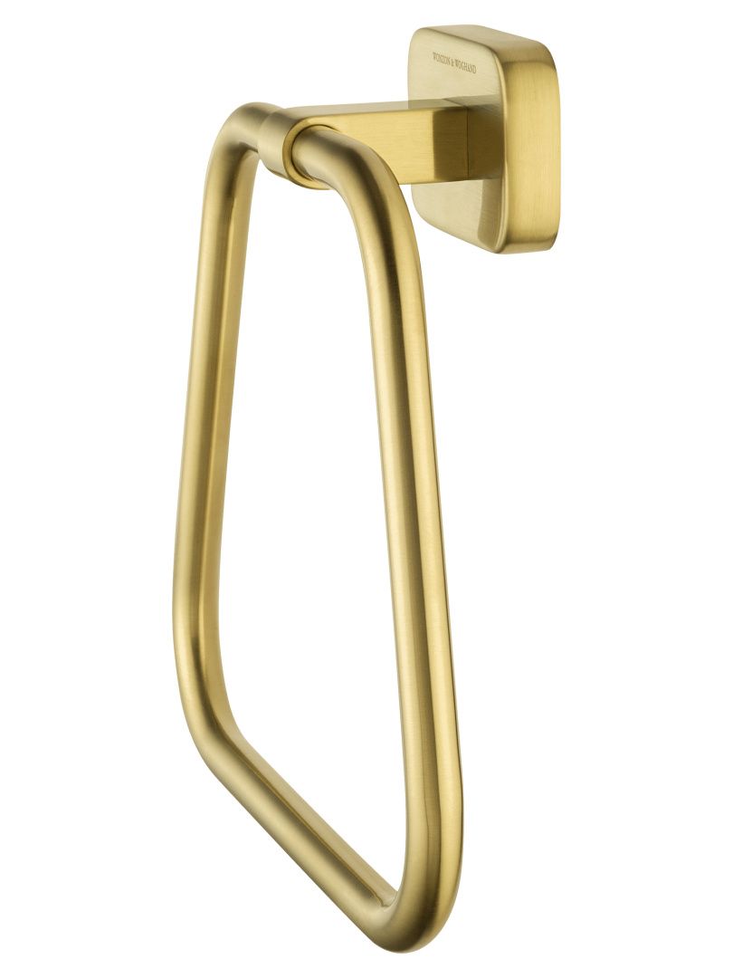 Приобрести кольцо для полотенец wonzon & woghand graffity, брашированное золото (ww-9313-bg)