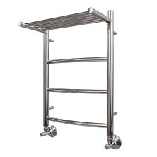 Полотенцесушитель водяной Point 400х600 Афина П3 с полкой, хром PN04146P