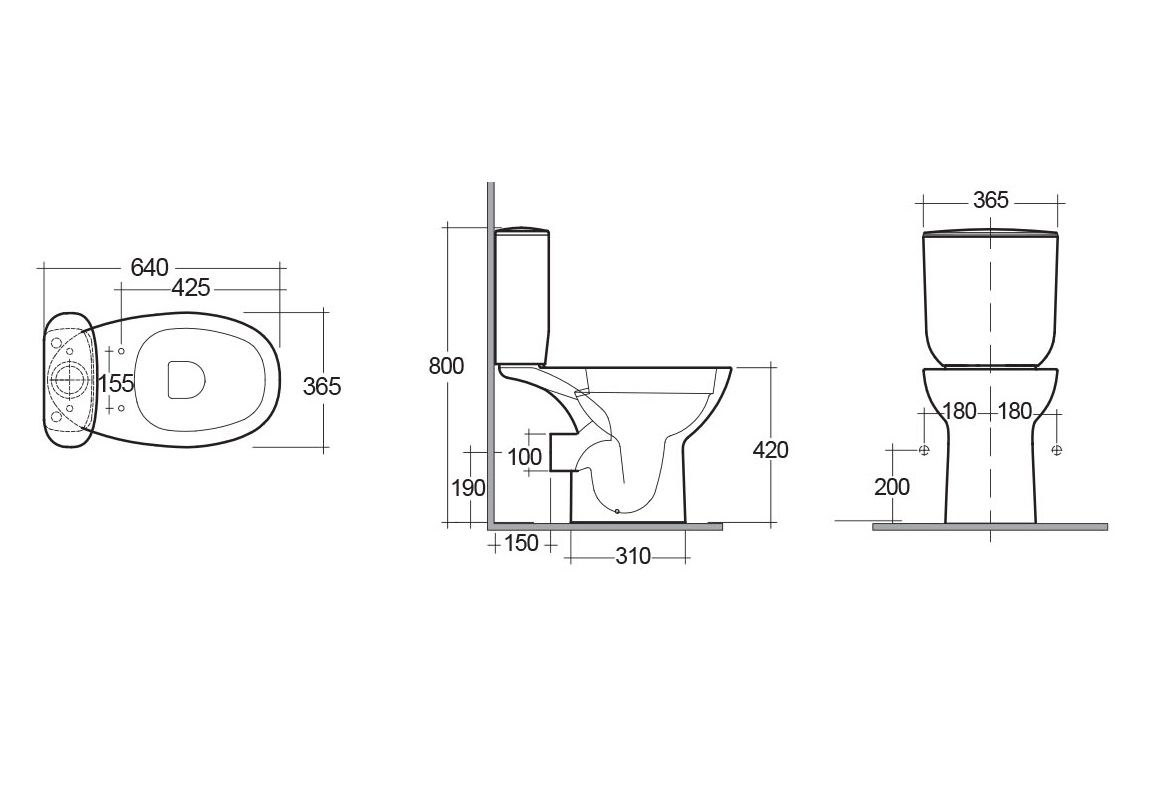Приобрести унитаз компакт безободковый rak ceramics morning с крышкой микролифт
