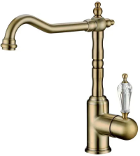 Boheme Смеситель для кухни Medici, бронза\кристаллы 101-SW