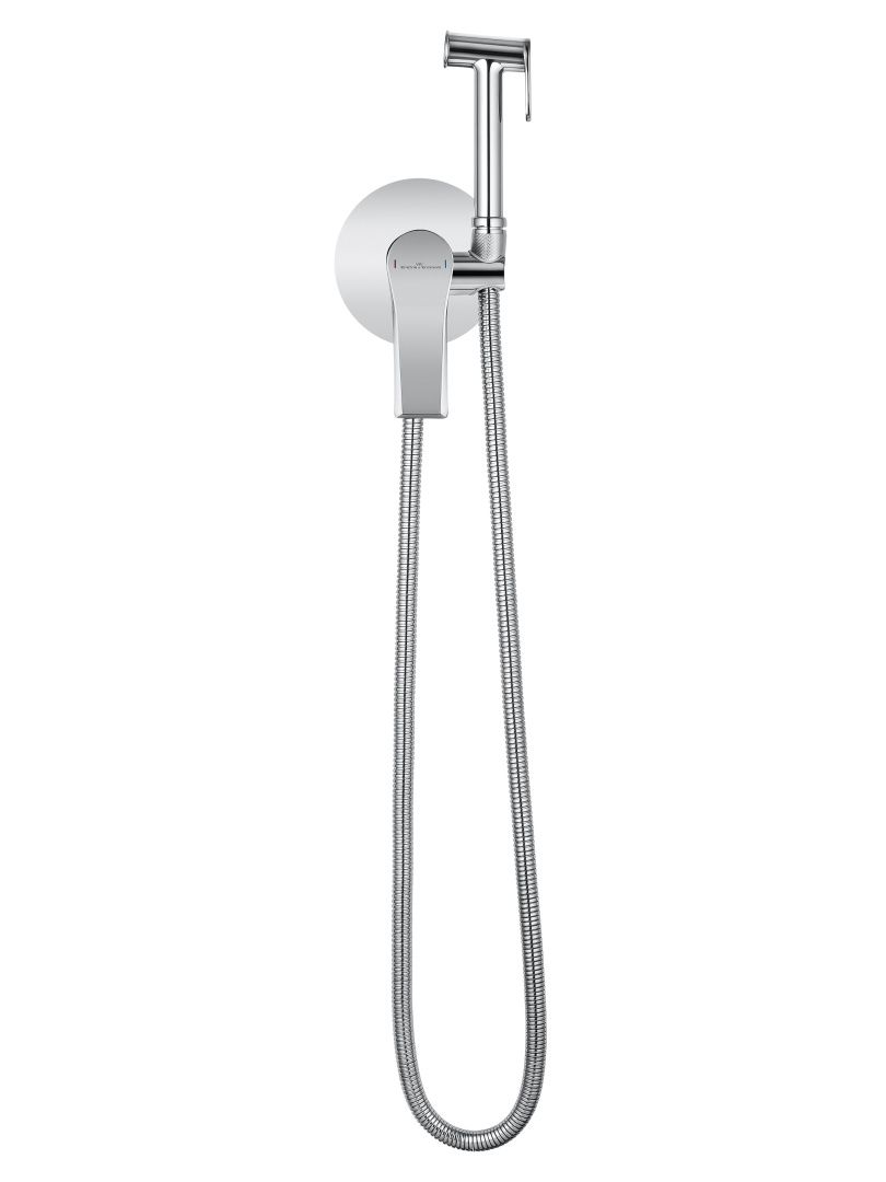 Приобрести смеситель с гигиеническим душем встраиваемый wonzon & woghand brilliant, хром (ww-88829079-cr)