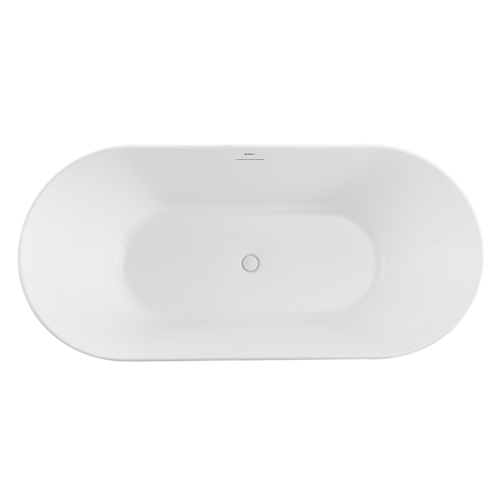 Приобрести belbagno акриловая ванна 170х80 см, отдельно стоящая, белая bb411-1700-800-matt