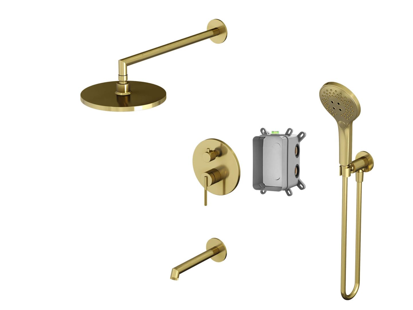 Приобрести hayzburg встраиваемая душевая система, золото hb-4001go