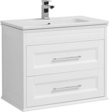 Aquanet Тумба с раковиной Бостон М 80 см, белая 00212668
