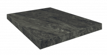 Ступень Coliseumgres Firenze nero 33х90см, черная, угловая, правая