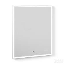 Briz Зеркало ELEN 70х80 см, с подсветкой, подогревом,часы, температура, сенсорное включение , белое, ПДЗ42-70