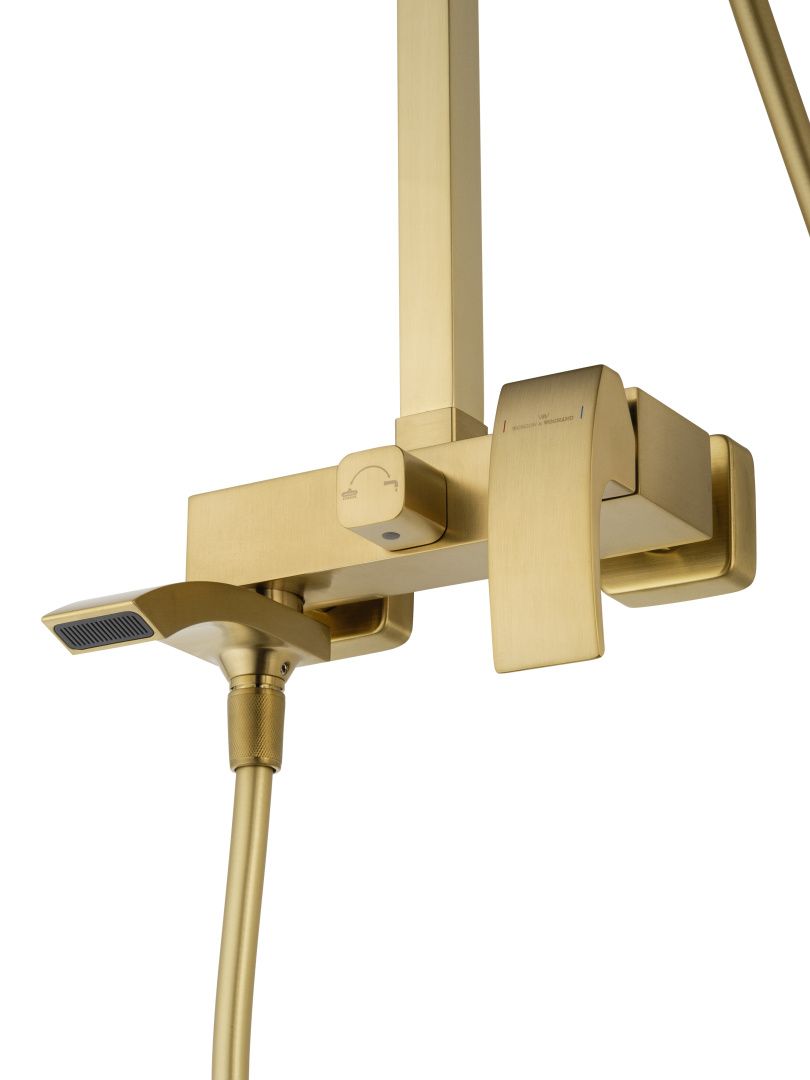 Приобрести душевая система wonzon & woghand fit, брашированное золото (ww-88739009-bg)