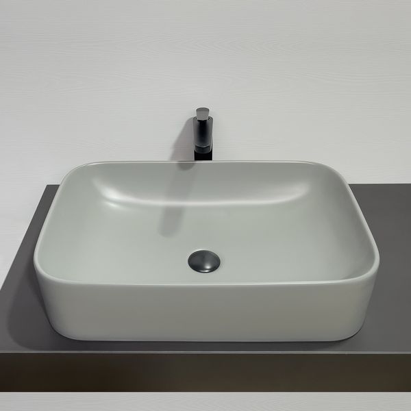 Приобрести comforty раковина 78575mh-60 60х41 см, светло-серая матовая