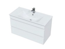 Mirsant Тумба подвесная Next 100\2 100 см с раковиной More -100 УТ000057249